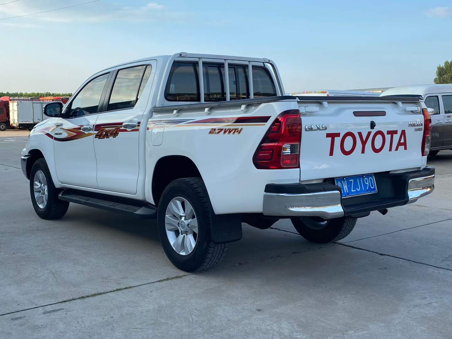 Pick-up Toyota Hilux, vue arrière